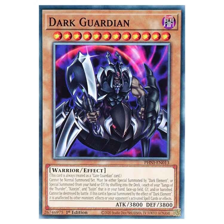 PHNI-EN013 Dark Guardian Common 1st Edition YuGiOh Card