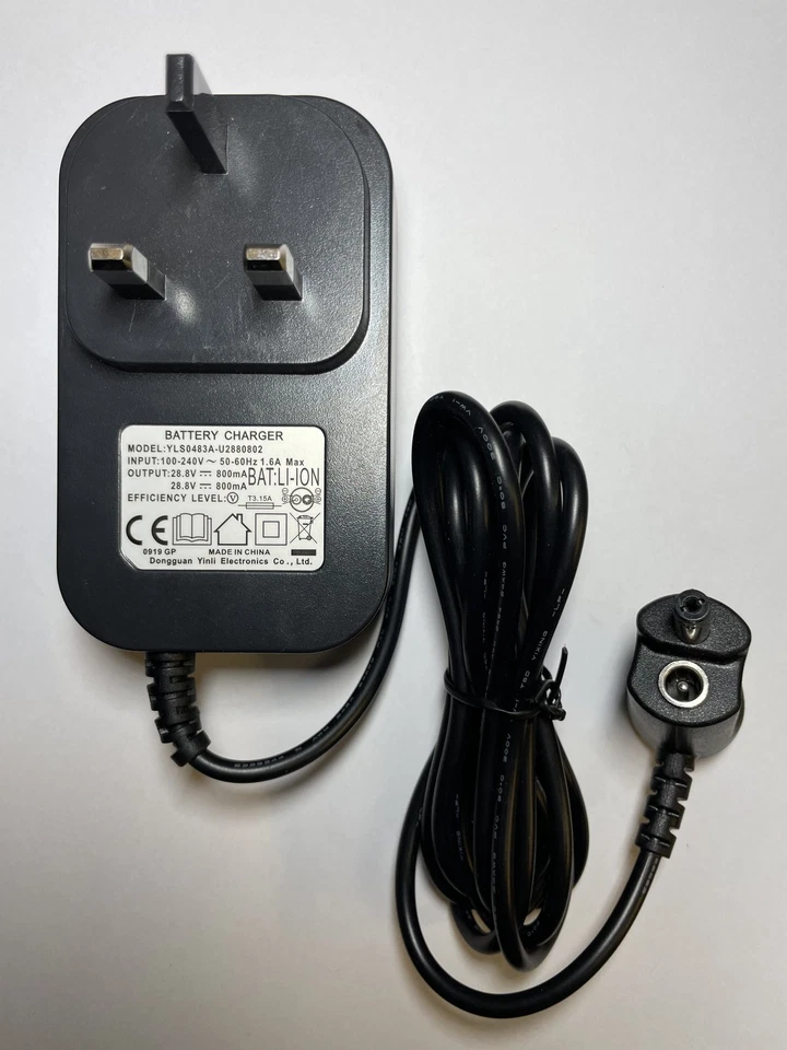 28,8V 800mA Shark Akku Ladegerät YLS0483A-U2880802 für S1 S6 S9 Staubsauger Modelle