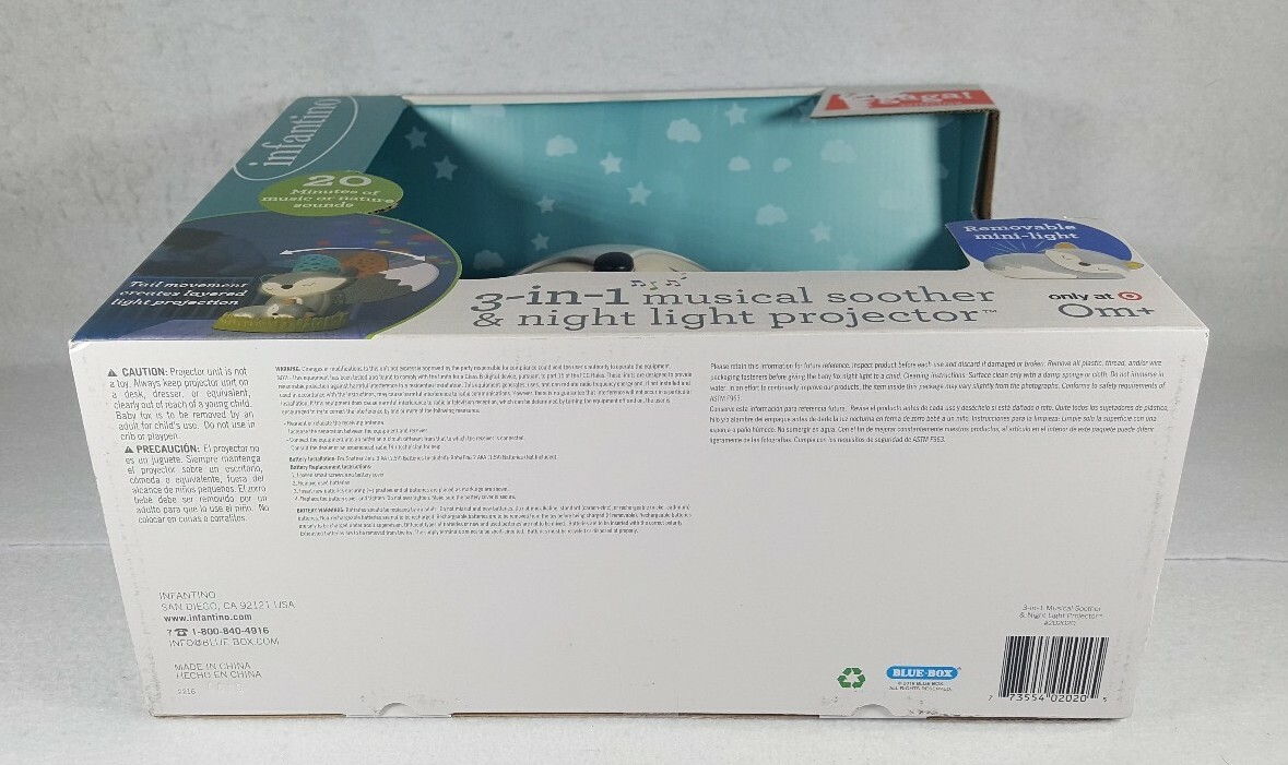 infantino fox projector