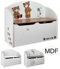 Spielzeugtruhe Kinder Sitztruhe Kinderbank Sitzbank Soft Close Spielzeugkiste