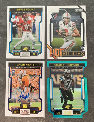 BUY 4, GET 3!   2023 Panini SCORE #1-150 w/ #d + Autos (+New 12/12) You Pick!