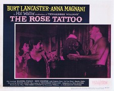 THE ROSE TATTOO Original US Lobby Card 3 Burt Lancaster Anna Magnani