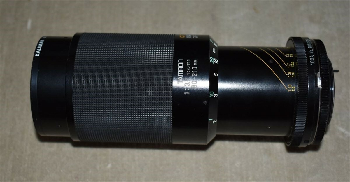 VINTAGE TAMRON CF TELE MACRO 80-210mm 1:3.8 CAMERA LENS BBAR MC W