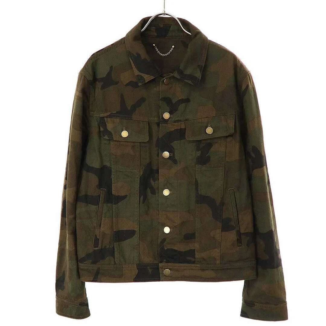 LOUIS VUITTON（LV） Giacca camionista Louis Vuitton x SUPREME 17AW LV jacquard denim usata MESC 0