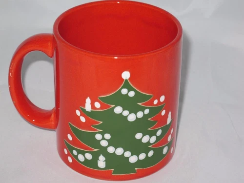 Waechtersbach Christmas Tree Coffee Tea Mug (s) W. Germany