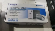 HighPoint RocketStor 6324L Mini-SAS 6GBs to Thunderbolt 2 20Gb SATA Adapter w PS