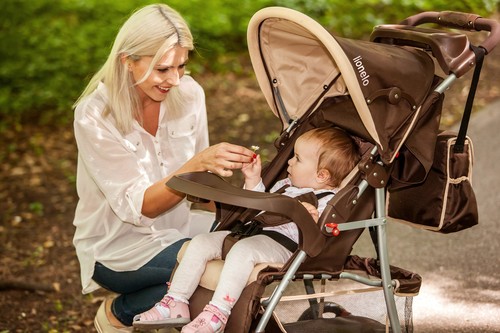 BABY STROLLER KIDS BUGGY PUSHCHAIR WITH BAG & ORGANISER EMMA PLUS LIONELO Pushchairs & Prams