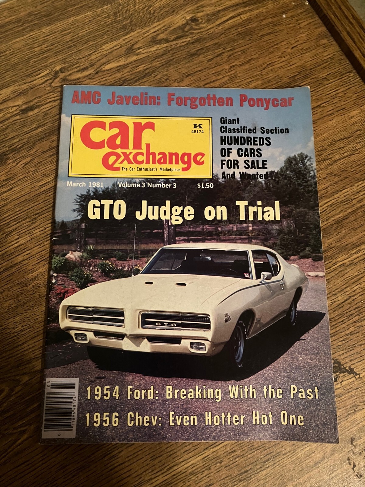 Back Issue of Car Exchange Magazine - March 1981