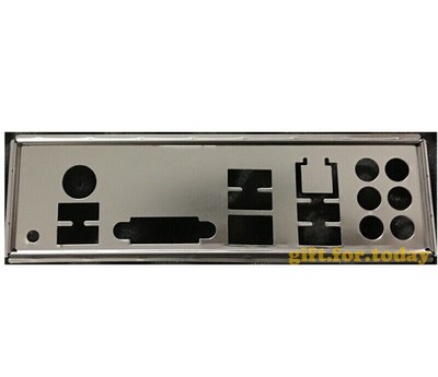 For MSI B450 GAMING PLUS MAX Shield I/O IO Rear Baffle Backplate Motherboard