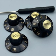 Guitar Witch Hat Skirted Knob 2 TONE 2 Volume...