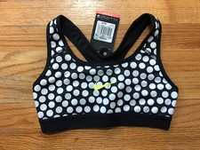 Nike Pro New with tag classic logo sports BRA Medium Support Size XS White/black