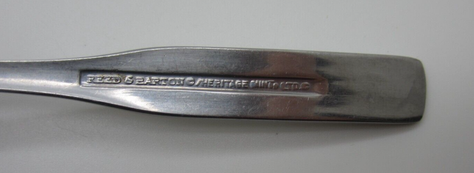 Reed & Barton Stainless Heritage Mint Fiddler II Set 3 Salad Forks Free ...