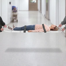 Foldable Stretcher, Portable Stretcher with Adjustable Length, Patient Transport