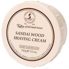 Taylor of Old Bond Street Sandalwood Shaving Cream Bowl, 150g
