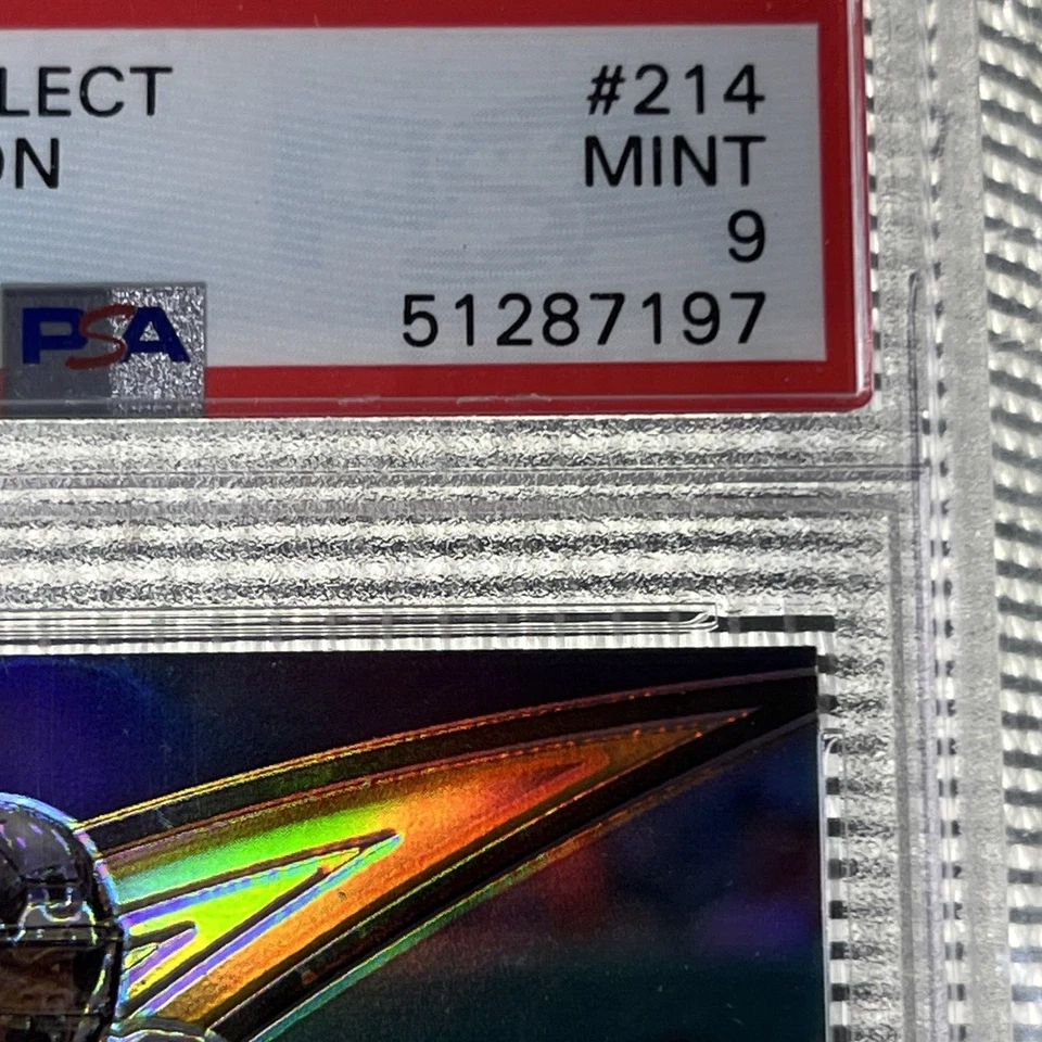 2019 Panini Select #214 LAMAR JACKSON Field Level Silver Prizm MINT PSA 9 MVP - Image 2 of 3