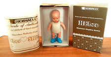 HEbee SHEbee Horsman 1996 Doll in Undershirt Blue Shoes 6" COA Original Box