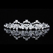 Bridal Floral Crystal Rhinestone Prom Wedding Tiara V692