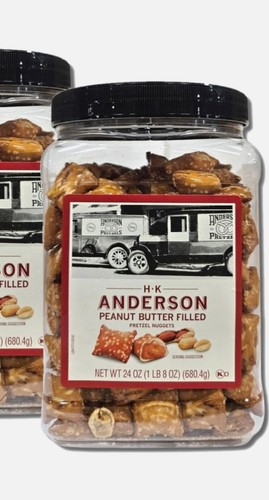 H•K ANDERSON PEANUT BUTTER FILLED PRETZEL NUGGETS 24oz - 第 2/6 張圖片