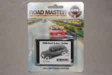 GHQ Roadmaster Series Pewter 1940 Ford 2 Door Sedan, N Scale        (Box B)