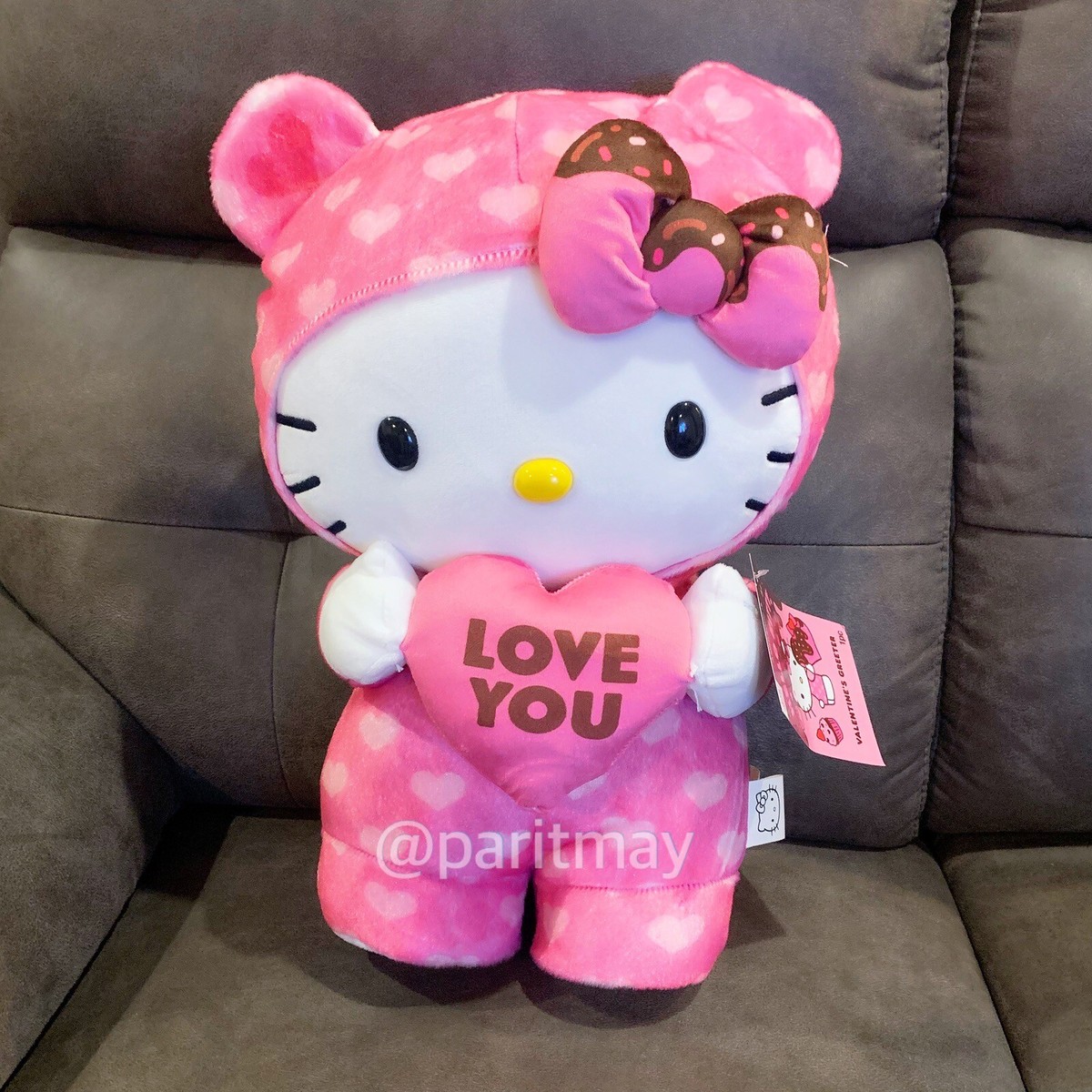 Hello Kitty Valentine's Day CVS 2024 Heart Teddy Plush