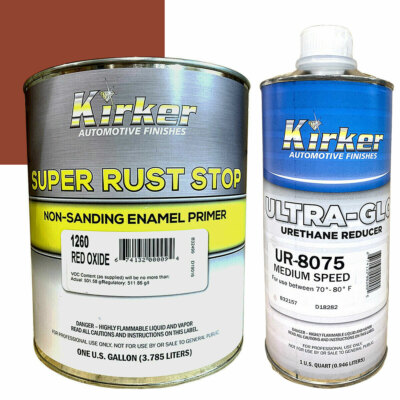 Gal Kirker Super Rust Stop Non Sanding Enamel Primer Red Oxide 1260 Med Reducer