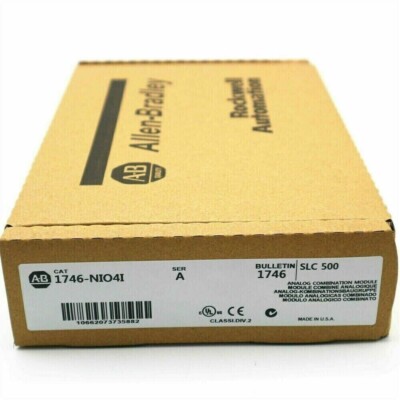 New Factory Sealed Allen Bradley 1746-NIO4I Analog Input SerA PLC Module Ship