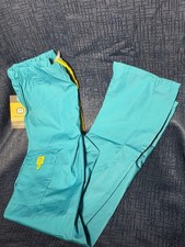 Women's WonderWink Teal Origins Modern Fit Scrub Pants XS
