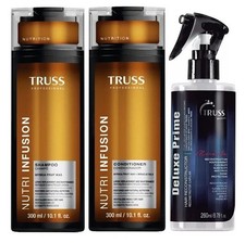 TRUSS Nutri Infusion Shampoo  Conditioner Set Bundle with Deluxe Prime Hair