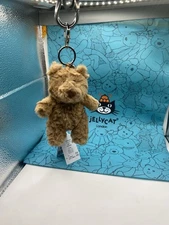 NWT Jellycat BARTHOLOMEW BEAR BAG CHARM Soft Plush Toy FREE DUST BAG FAST SHIP!