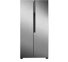 LOGIK LESSBSX23 Slim American-Style Fridge Freezer - Inox - REFURB-B