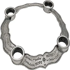  (Abbey & CA Gift) Diameter Advent Candleholder Wreath Four Weeks