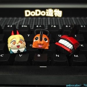 Chainsaw Man Pochita Power Denji Coquets personnalisés Cerise MX Clavier mécanique