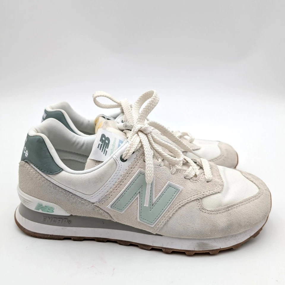Zapatillas New Balance 574 Core Unisex Sal Marina/Blanco Talla USW9/M7.5 EU40.5 Foto 3 de 4