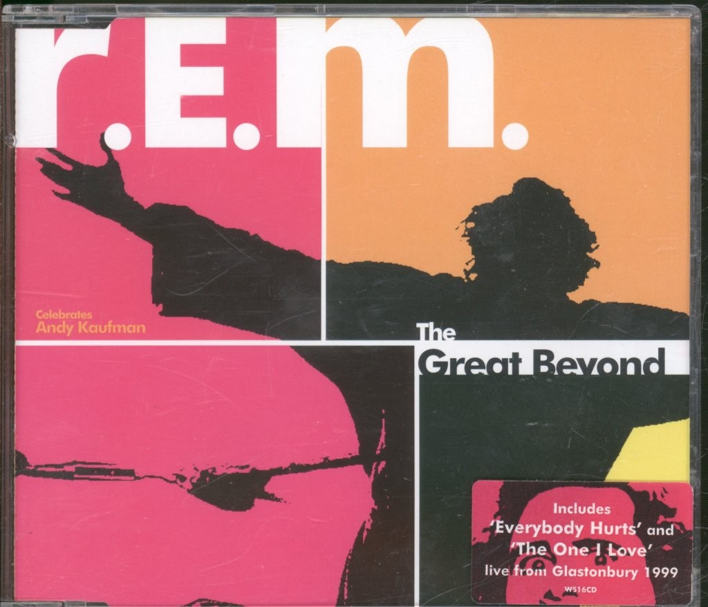 R.e.m. Great Beyond CD Europe Warner Bros. 2000 single. Has info-sticker on