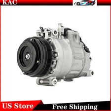 A/C Compressor w/Clutch 198367 For BMW X5 11-13&15-18 CO29118C 4Groove