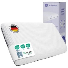 Tencel Ergonomisches Memory Foam Nackenstützkissen 70×40×12 – Mittelfest...