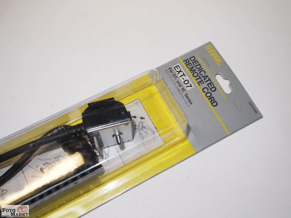 Sunpak EXT-07 Dedicated Remote Cord for OT + YC Series Flash Cable - Image 2 of 2