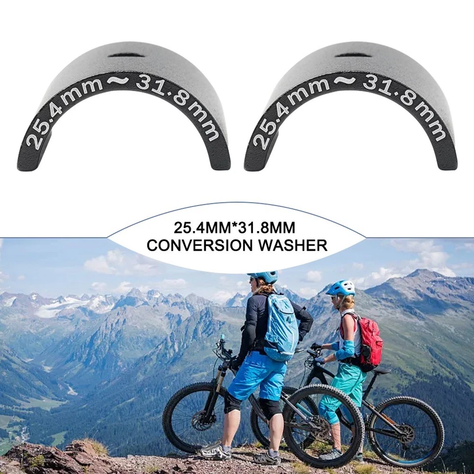 Stem Shim Handlebar Shim Shim Stem Reducer 1pcs 25.4mm To 31.8mm Adapter Adaptor - Image 4 of 4