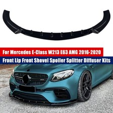 Für 2016–2020 Benz W213 E63 AMG Schwarz Frontstoßstange Spoiler Splitter Lippe Für 2016–2020 Benz W213 E63 AMG Schwarz Frontstoßstange Spoiler Splitter Lippe