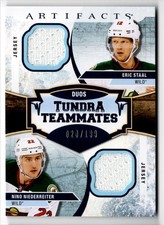 2017-18 Upper Deck Artifacts Tundra Teammates Duos Eric Staal/Nino Niederreiter