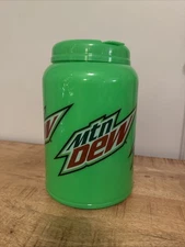 Whirley Green 64oz Insulated Plastic Travel Mug Vintage Mountain Dew Beer Jumbo