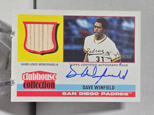 2025 Topps Heritage Clubhouse Collection Dave Winfield Auto Bat Relic #7/25 HOF
