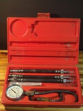 Snap-on Compression Gauge Set Mt308kb 3 Hose With Case. Missing Crystallens