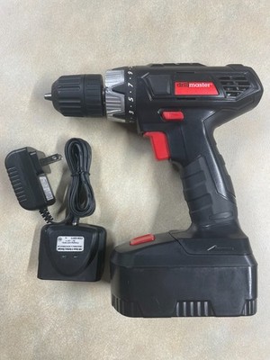 Drill Master 18volt Cordless 3/8'' Drill/Driver Keyless Chuck Charger & Battery