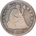 1877-CC Seated Liberty Quarter Great Deals From The Executive Coin Company