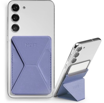 MOFT Phone Stand, Adhesive Card Holder Fits 2-3 Cards, Slim Ships Fast Lavender