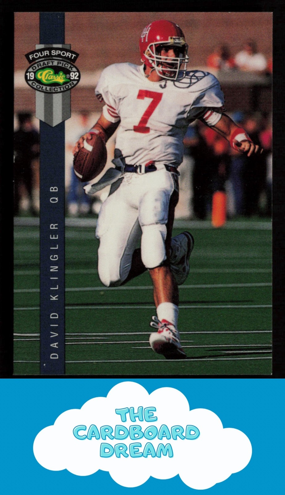David Klingler 1992 Classic Four Sport #77 Houston Cincinnati