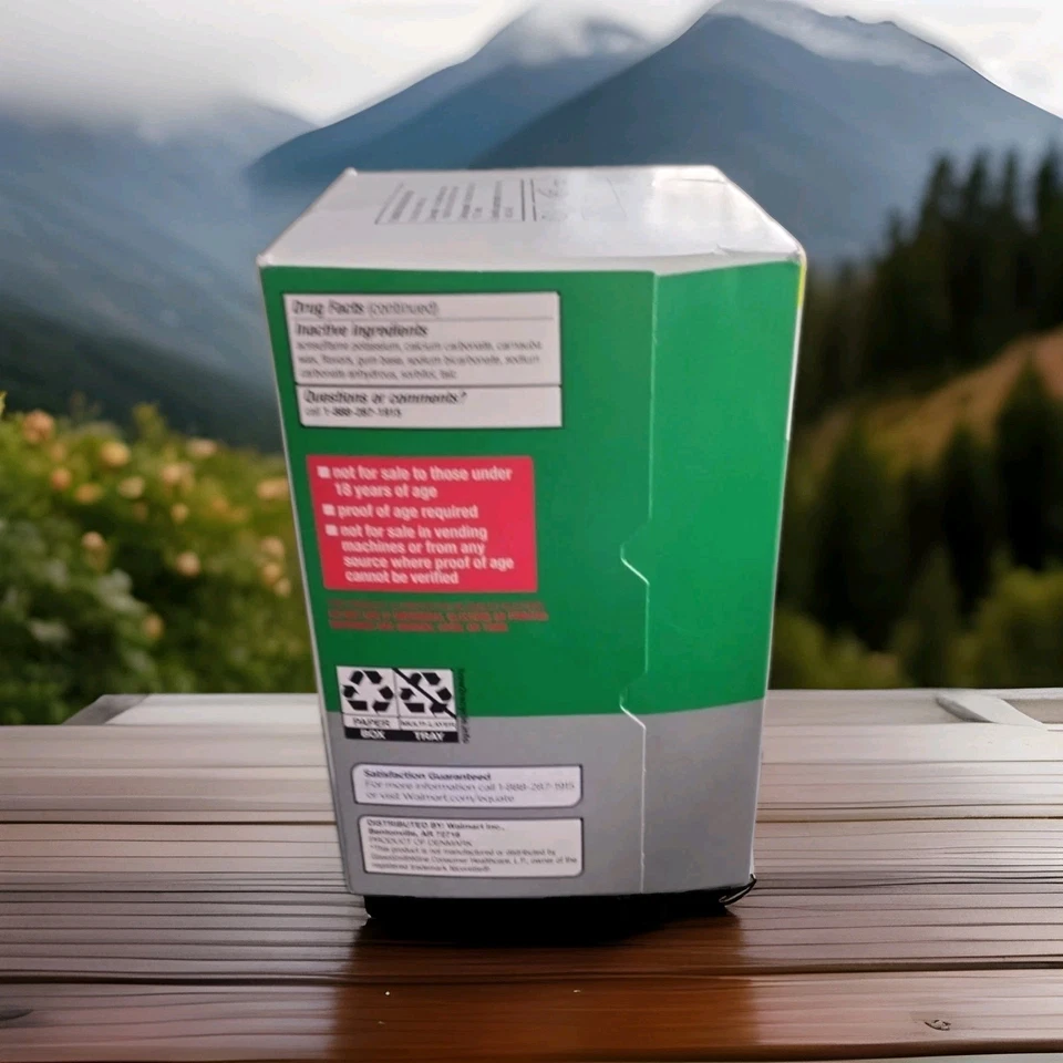 Equate Uncoated Nicotine Polacrilex Gum Mint Flavor 2mg 200 piec  Ex 01/27 - Image 3 of 4