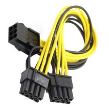 For Graphics Card Power 6 Pin to Dual 8 6 2 Pin Adapter Cable Professional