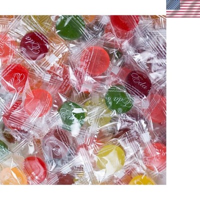 1 LB Eda's Kosher Mixed Fruit Hard Candy - Individually Wrapped and Guilt-Free